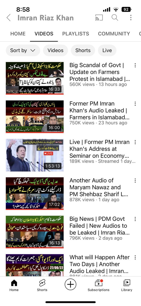 ziaghafoorone's tweet photo. @ImranRiazKhan I can see your videos in Video section https://t.co/8uo27ejgit