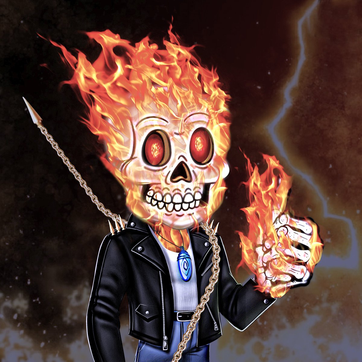 _leorioo_'s tweet photo. Ghost Rudy 
@Rudy_Tops_CNFT
 
#RudyandTops #FanArtContest #CNFTcomic #cnftgiveaway #cnftcommunity #CNFTCommunity https://t.co/LjMuPtkbuz