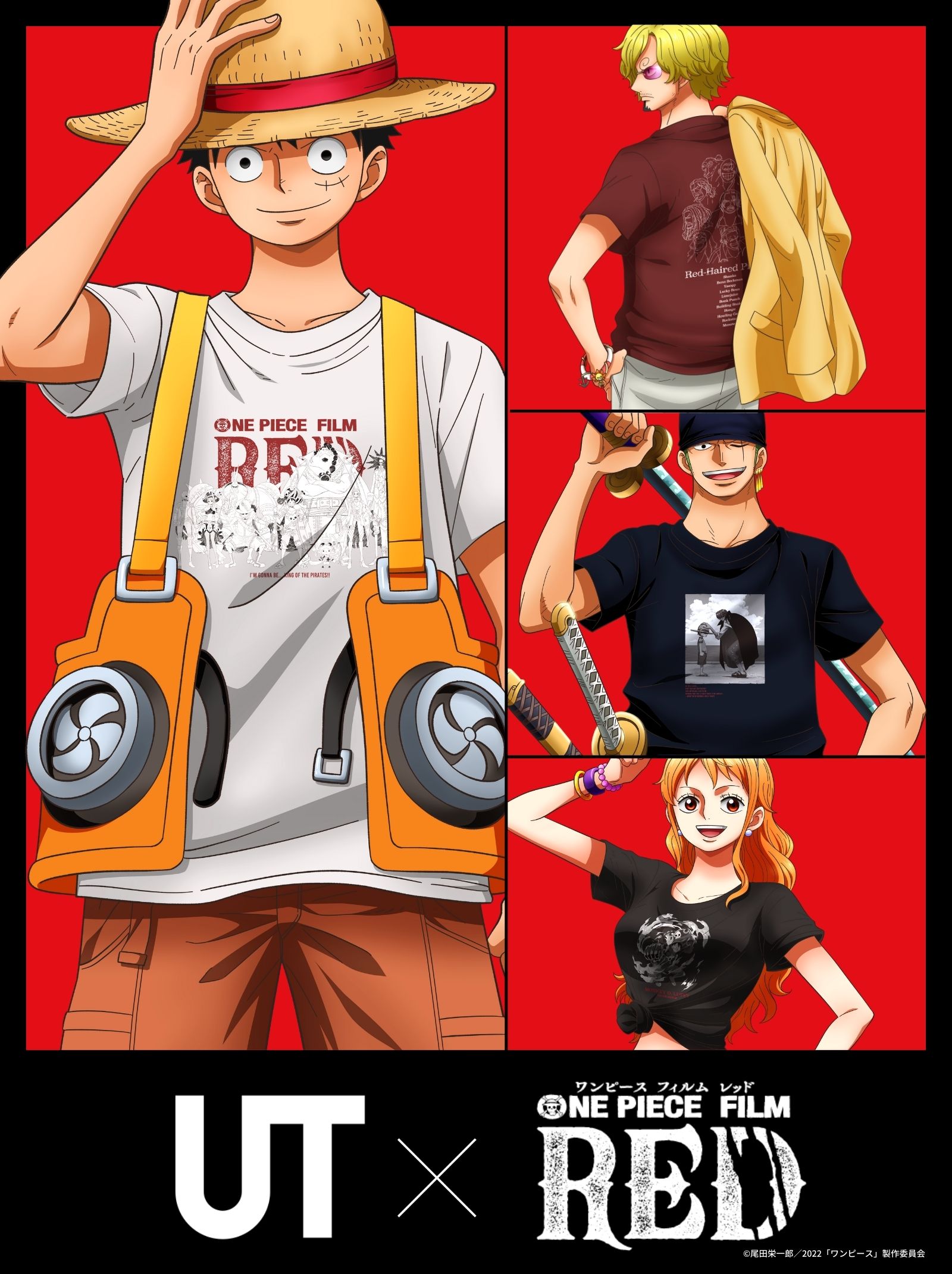 Uniqlo Coming Soon Ut X One Piece Film Red The Stage Is Set Introducing Unique Designs Featuring Your Favorite Film Characters Available Online In All Us Stores 10 27 Preview