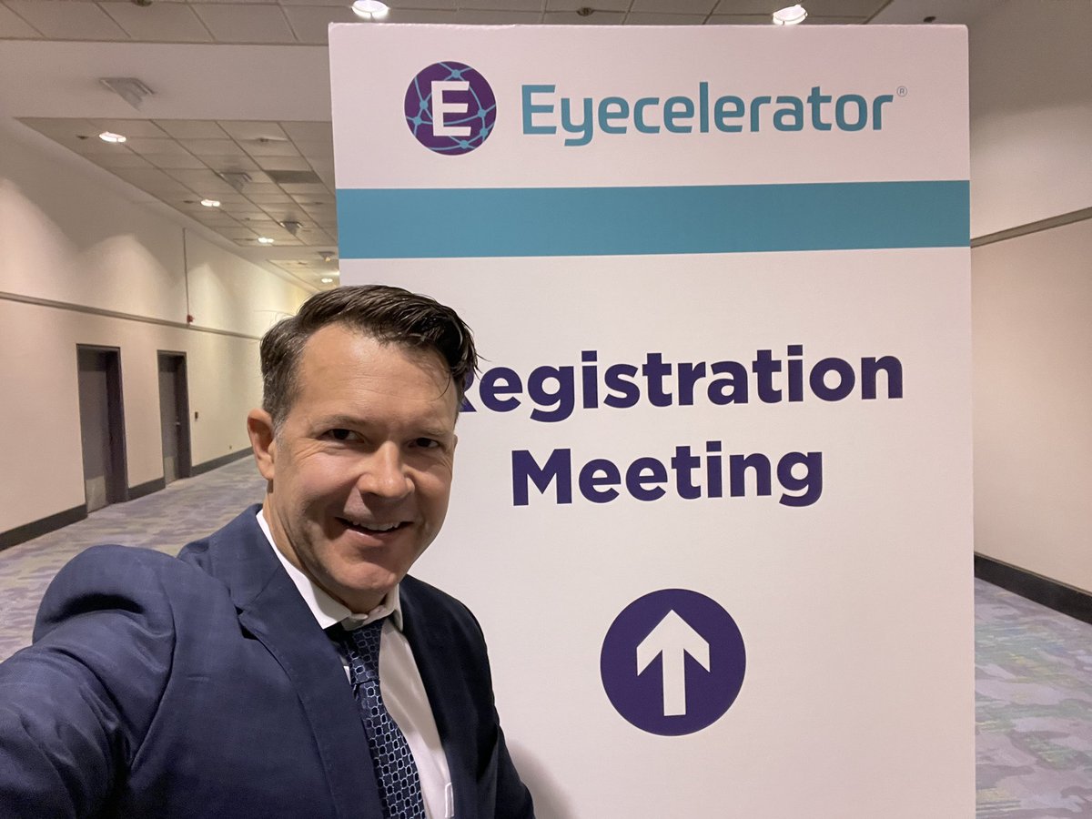 Rolling into <a href="/Eyecelerator/">Eyecelerator</a> wearing a dress shirt and suit that were dry cleaned and hung in my closet prepandemic and have long been awaiting this moment!