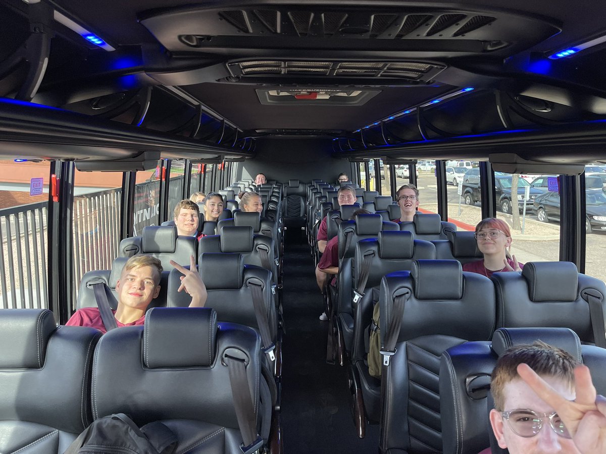 RedMtnJxn's tweet photo. RM Unified Badminton headed to Dobson today to compete! Go Lions! #unifiedbadmintonschool https://t.co/HucupZwk7e