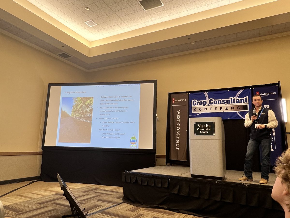 Cory Broad “more water is wasted via poor irrigation scheduling than due to the lack of maintenance”