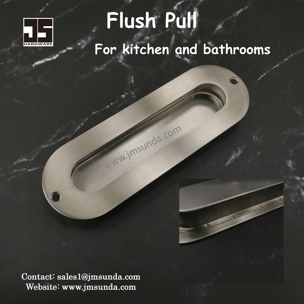 ChristyLiang7's tweet image. Stainless steel flush pull with firm structure. #flushpull #forkitchen #forcabinets #stainlesssteel #ss #sus

Contact: sales1@jmsunda.com
Website: jmsunda.com