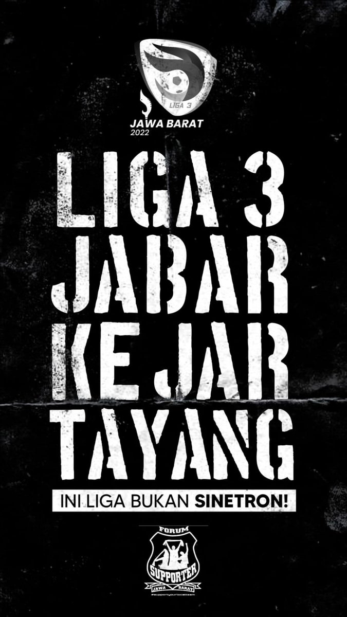 comeondey's tweet photo. Liga 3 Jabar bak sinetron, musim yang sangat SPJ (Sngkat Padat teu Jeulas!) tapi tetap ditunggu tiap tahunnya, babak penyisihan yang hanya bergulir 1 putaran, langsung ke 8 besar yang format nya pun berubah ubah sakahayangna. @PSSI @pssijabar @Liga3Official (CNT) https://t.co/BdvTIIRk9K
