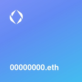 EnsSalesBot's tweet photo. 00000000.eth bought for 6.0 WETH (7,963.62 USD) on Opensea #ENS #Web3Names #EnsNames  

https://t.co/AgzC1rfuoz https://t.co/KBZldW6ULA