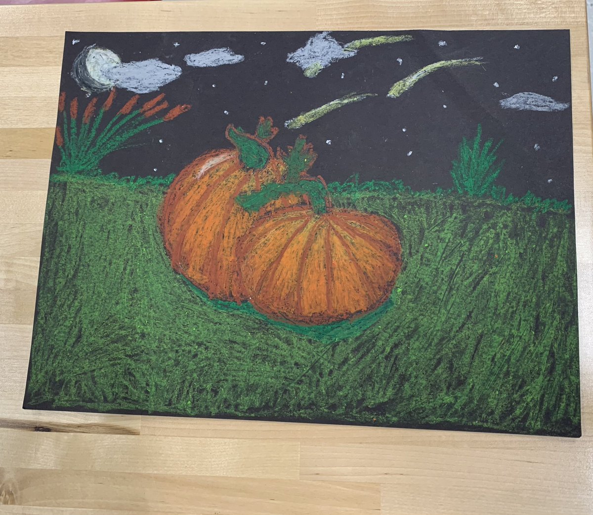 MrsPatzold_BCPS's tweet photo. “R” amazing fourth grade artists demonstrating the use of analogous colors to create their still life pumpkin drawings! https://t.co/PMQP3v3CYf