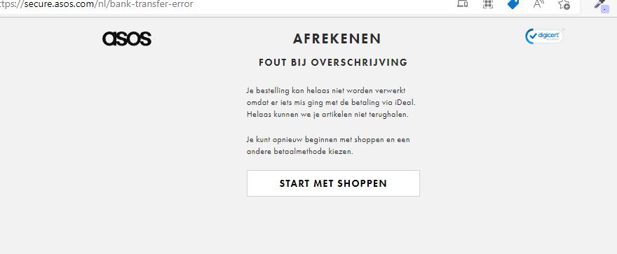 ClownKiko's tweet photo. @ASOS   @ASOS_Menswear please check out my order?  € 230,23 paid for by ideal, money is taken from my account but you cannot procces my order? 
Please either sent my paid for clothes or transfer my money back! Either is fine with me but this freaks me out! ordernr is 773894896. https://t.co/86dohbR5uP