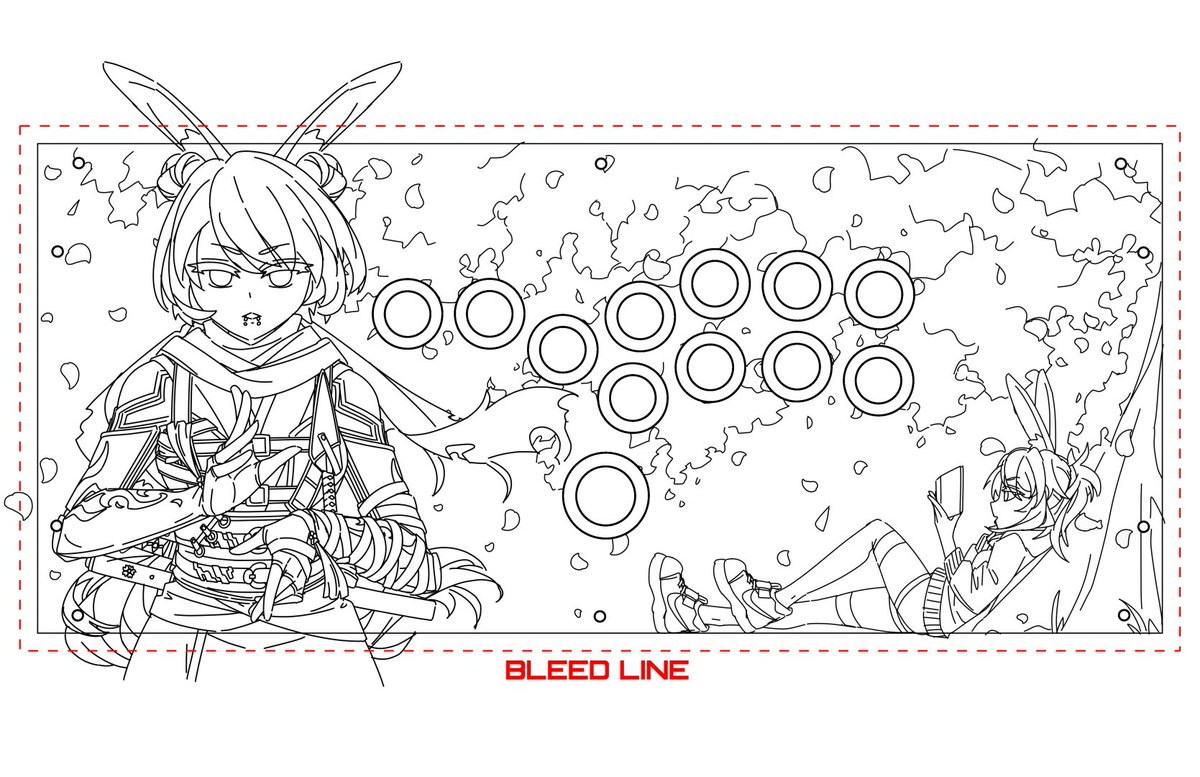 commission wip for a fightstick controller! 