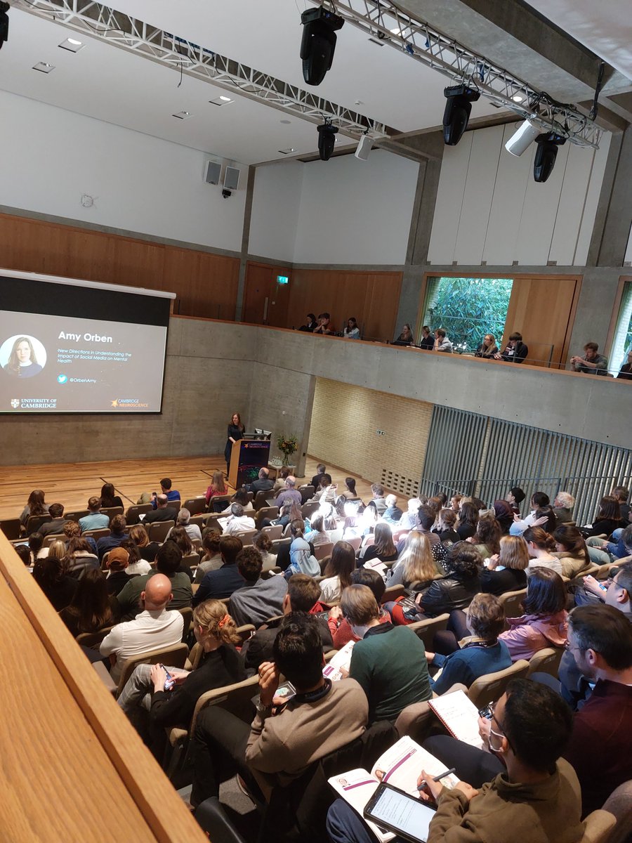 Sebastian Kurten (@sebkurten) on Twitter photo Great talk of @OrbenAmy about future challenges in research on media use and wellbeing at #CamNeuro2022.
Looking forward to tackle them with the team <a href="/FassiLuisa/">Luisa Fassi</a> <a href="/SakSGhai/">Sakshi Ghai</a> <a href="/__GeorgiaTurner/">Georgia Turner</a> <a href="/AmandaFerg00/">Amanda Ferguson</a> Great talk of @OrbenAmy about future challenges in research on media use and wellbeing at #CamNeuro2022.
Looking forward to tackle them with the team <a href="/FassiLuisa/">Luisa Fassi</a> <a href="/SakSGhai/">Sakshi Ghai</a> <a href="/__GeorgiaTurner/">Georgia Turner</a> <a href="/AmandaFerg00/">Amanda Ferguson</a>