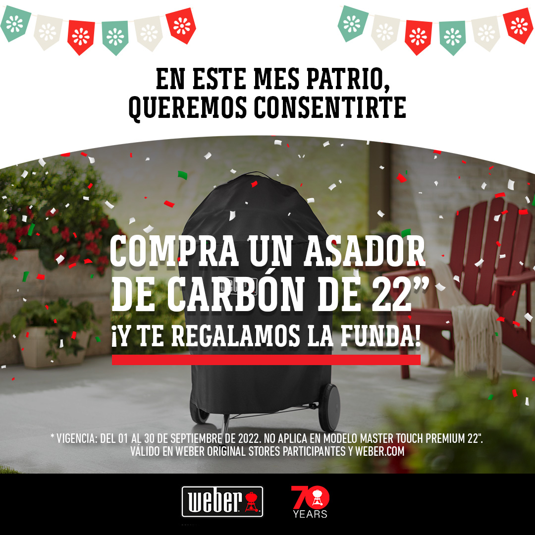 Webergrillmex's tweet photo. Además, 9 meses sin intereses pagando vía PayPal en https://t.co/VKIteAAH3Y 
Vigencia al 30 de septiembre de 2022. https://t.co/XsWPjgG7zB