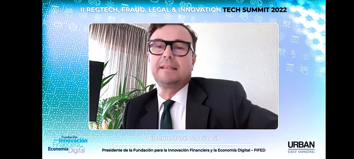 fundacionfifed's tweet photo. Ya ha empezado el debate sobre los próximos retos para el #cumplimiento normativo en el #RegTech22, con la visión de nuestro presidente, @vicentejoseggil, sobre los #smartcontracts y el #compliance. 

Puedes seguirlo en streaming aquí: 
https://t.co/kIEOJUjVxl https://t.co/YPMLMlZWqC
