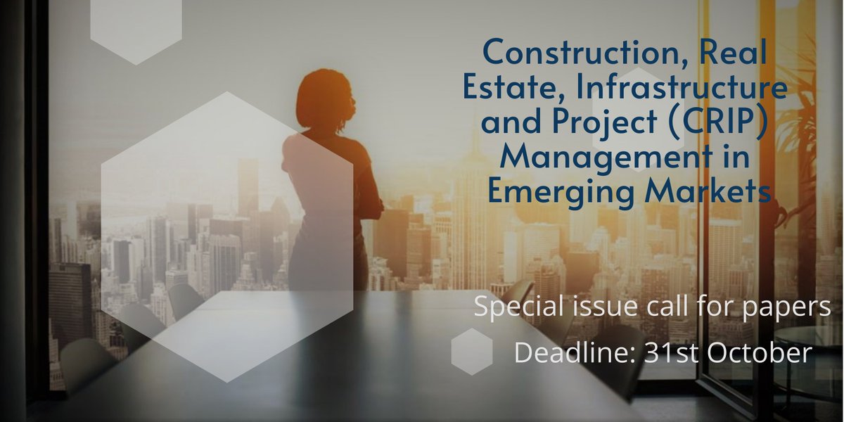 EmeraldCases's tweet photo. Call for teaching case studies: Deadline fast approaching for our special issue call - Construction, Real Estate, Infrastructure and Project (CRIP) Management in Emerging Markets. Find out more https://t.co/wfYLm21HKt #teachingcases #caseswriting #emergingmarkets https://t.co/iFEc4nJ6yD