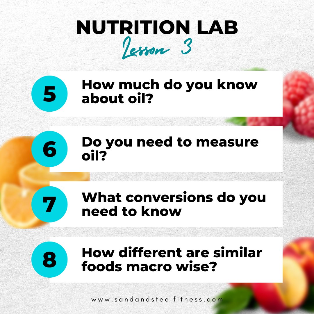 sandandsteelfit's tweet photo. Nutrition Lab 3 > this Saturday at 10AM. #nutrition #healthyeating #nutritionist #dietitian #weightloss #weightlosschallenge #ifitfitsyourmacros #precisionnutrition https://t.co/WEQmaoMOLe