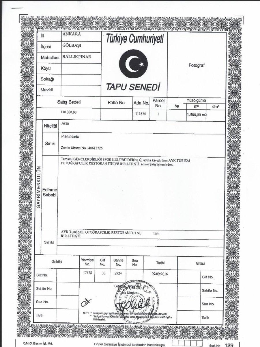 GOKSELGB1923's tweet photo. Gençlerbirliği sevdalıları.Heder olan peşkeş çekilen Gölbaşı’ndaki tapularımızdan sadece biri.O dönem başkan vk @niyaziakdas_GB şimdi ise başkansın.Satış yetkisinide aldın. Geçen sene 100 milyonuda heder ettin.Şimdi kalan gayrimenkulleri heder edeceksin.
#SATTIRMAM
@kirmizikara https://t.co/rpbMkcQJy4
