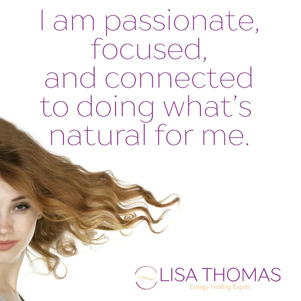 LikeLisaThomas's tweet photo. Find what it natural, follow your passions!

How have you connected to your passion today?
#DailyAffirmations #affirmations #LTNRG #energyhealing #mindfulness #peace #thesecret #faith #confidence #selflove #manifestlove #womensupportingwomen #awakening #dailychallenge #love https://t.co/OivQiF5Eh0