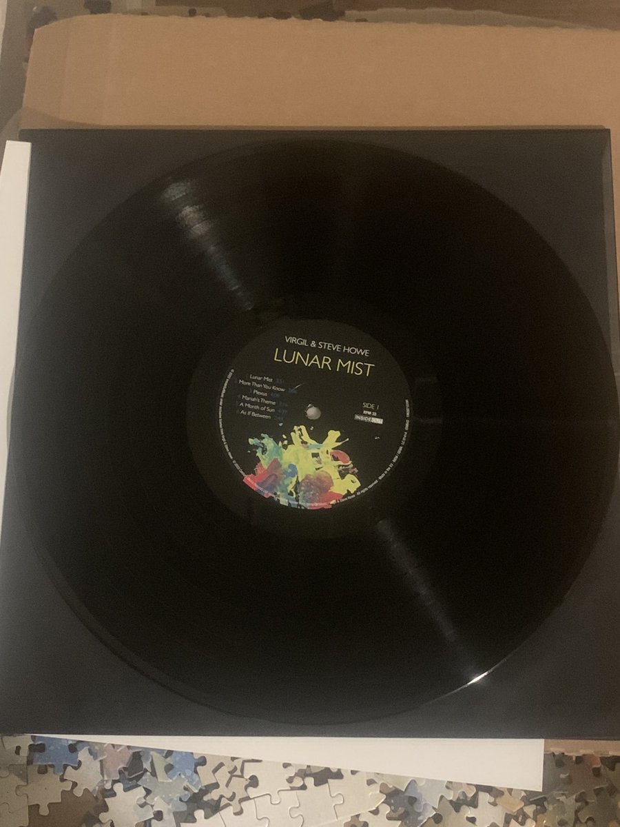 StevenShinder's tweet photo. Last night, I found the package containing Lunar Mist on my doorstep. I wonder if it was there all throughout our recording yesterday! #VirgilHowe #SteveHowe @burningshednews https://t.co/xWMvjUy0uq