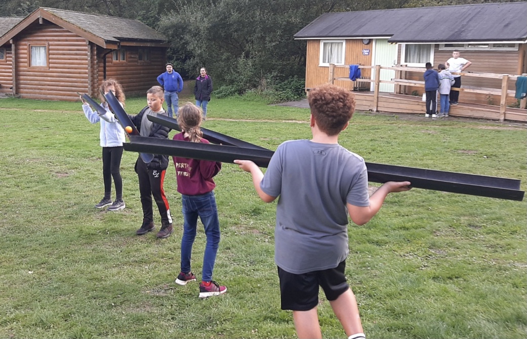 Year 6 have been practicing some great #teamskills this week on #camp.  They’ve all got on so well and shown great #resilience and #independence. #learningforlifetogether #transition