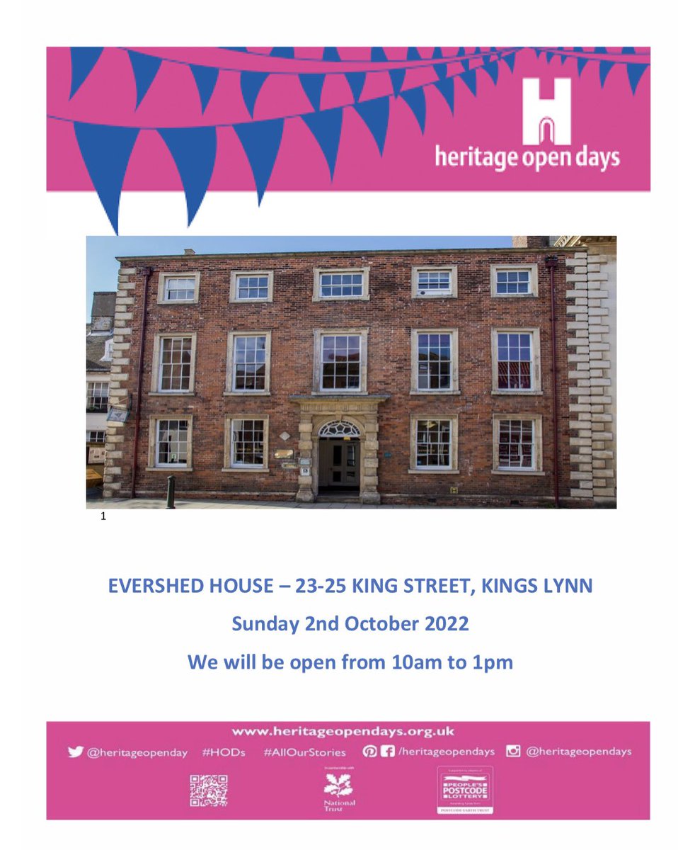Heritage Day Sunday 2nd October  2022 - We are open from 10am to 1pm #heritageday2022 #HeritageDay #kingslynn