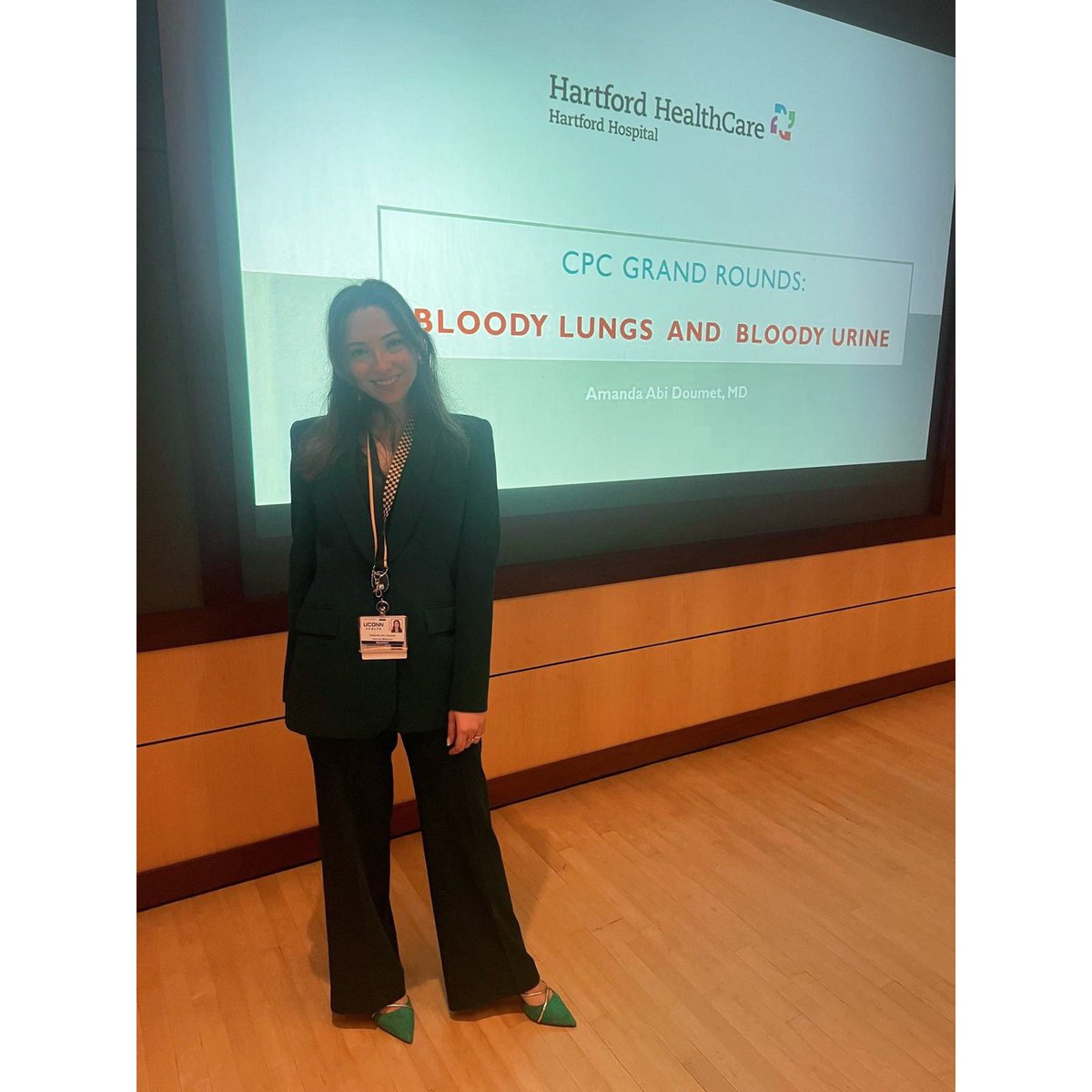 Amanda Abi Doumet (@amandaabid_md) on Twitter photo Presented my first CPC #grandrounds today! Bloody lungs and bloody urine - can you guess the topic? <a href="/UConnIM/">UConn Internal Medicine</a> Presented my first CPC #grandrounds today! Bloody lungs and bloody urine - can you guess the topic? <a href="/UConnIM/">UConn Internal Medicine</a>