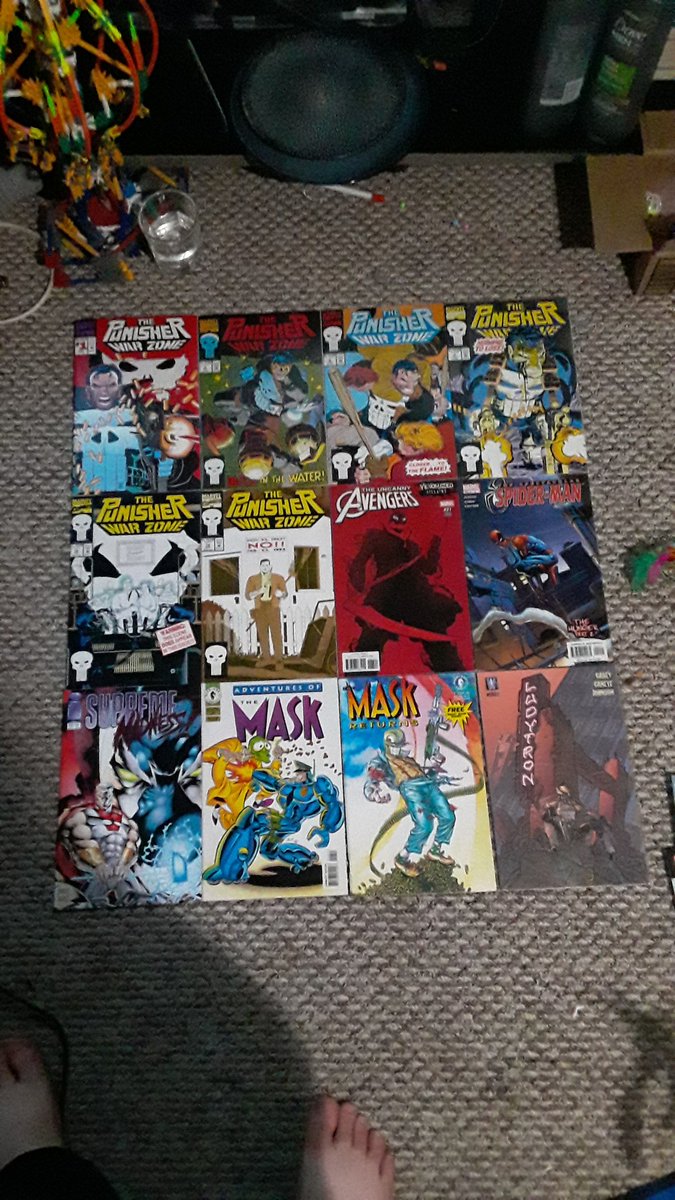 demonofstyx's tweet photo. The collection grows money spent $16 for all of this makes me happy to have comics again https://t.co/0PVeMcqKjk