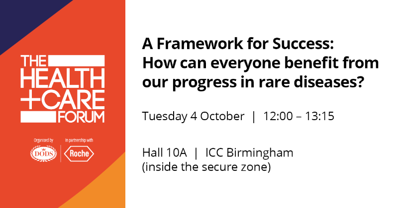 HC_Forum's tweet photo. 🚨 A Framework for Success gets under way in just 60 minutes ⌛

📝 @Tom_Randal, Chair of the Axial Spondyloarthritis APPG will be on the panel in Hall 10A at #CPC22

In partnership with @DuchenneUK, @GeneticAll_UK and @HaemoSocUK