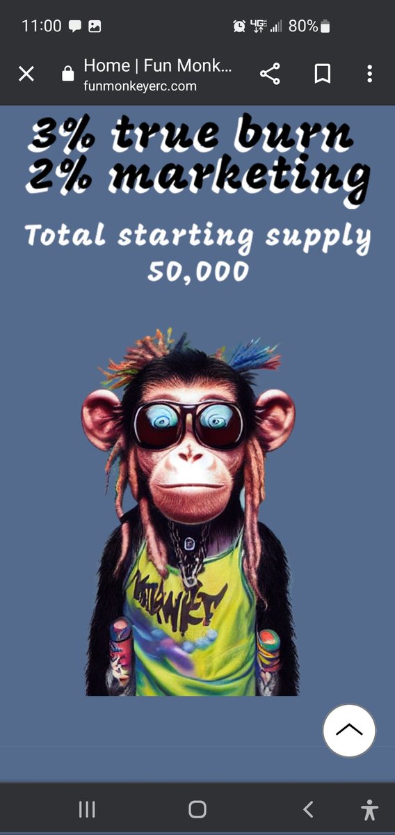 mikemer21501693's tweet photo. These are getting hot in the nft price for o ly being 12 hours old,and mc is only at 46k with low circulation supply grab a bag of $fun #funmonkey https://t.co/kI5ob4YBpj