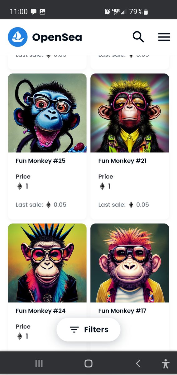 mikemer21501693's tweet photo. These are getting hot in the nft price for o ly being 12 hours old,and mc is only at 46k with low circulation supply grab a bag of $fun #funmonkey https://t.co/kI5ob4YBpj