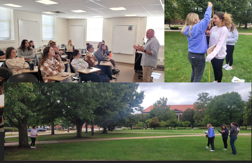 PurdueSOS's tweet image. We enjoyed leading MA 139 pre-service elementary teachers through a #STEM lesson, measuring Tree Height with clinometers/tape measures AND with the @GLOBEProgram #GLOBEObserver app. 

#CitizenScience #TreesAroundTheGlobe