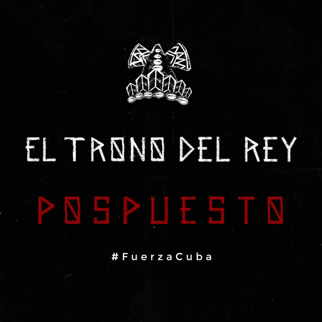 ElTrono_Filme's tweet photo. Tras la catástrofe que vive Cuba, hemos acordado con @verkami posponer nuestra campaña de #crowdfunding. 
A nuestrxs mecenas les hemos escrito por privado, pero les ratificamos que sus aportaciones han sido devueltas y + https://t.co/tJ7DTRiauX