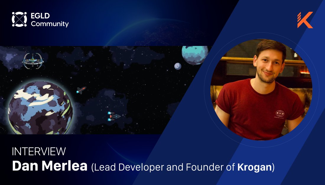 EGLD_Community's tweet photo. New Interview 🖊️

Every week, we interview an active builder from the @ElrondNetwork ecosystem ⚡️

In this edition we spoke to Dan Merlea (@danmerlea): founder &amp; lead developer of @KroganCoin  
 
➡️https://t.co/YHgH87mCPL https://t.co/k8Eifmkelo