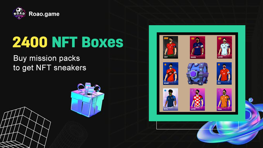 Blind Box Release Announcement:
The third batch of players' NFT blind boxes sold 2,400 pieces. Buying a mission pack will give you sneakers. The development of the breeding system has started.

Release time: September 30, 18:00 (UTC+8)
Release link: roao.game/#/presale

#NFT