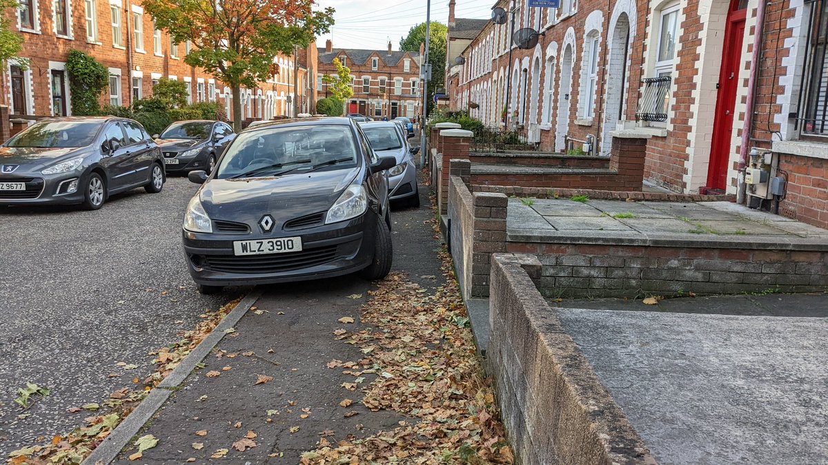 Every time residents oppose further development in the area on grounds of lack of parking provision <a href="/deptinfra/">Department for Infrastructure</a> says there's not a problem. There's clearly a problem...