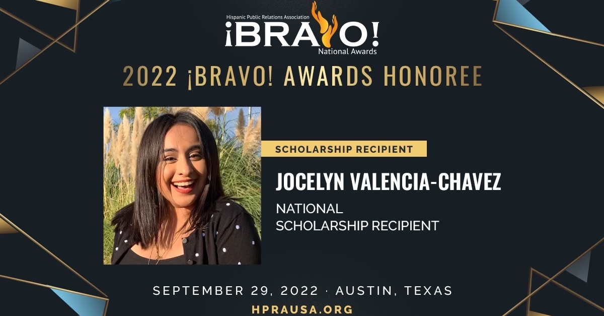 The <a href="/HPRAUSA/">Hispanic Public Relations Association</a> has announced Jocelyn Valencia-Chavez (<a href="/Joceanika/">Jocelyn Valencia-Chavez🇲🇽</a>) as its first national scholarship winner. She was recognized for commitment and leadership in expanding Hispanic representation in PR at <a href="/uoregon/">University of Oregon</a>, including est. an HPRA student chapter, <a href="/unidosatUO/">Unidos at UO HPRSA</a>. Bravo! 💚🌟💛