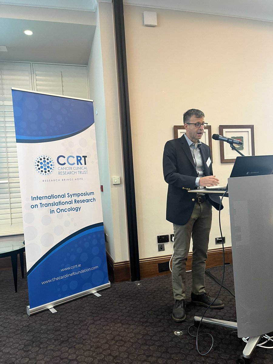 ProfJohnCrown's tweet photo. An old friend of TransOnc Dr Rich Finn of UCLA telling us at  #TransOncXV about his research in liver cancer. https://t.co/rQpyCV7g6v