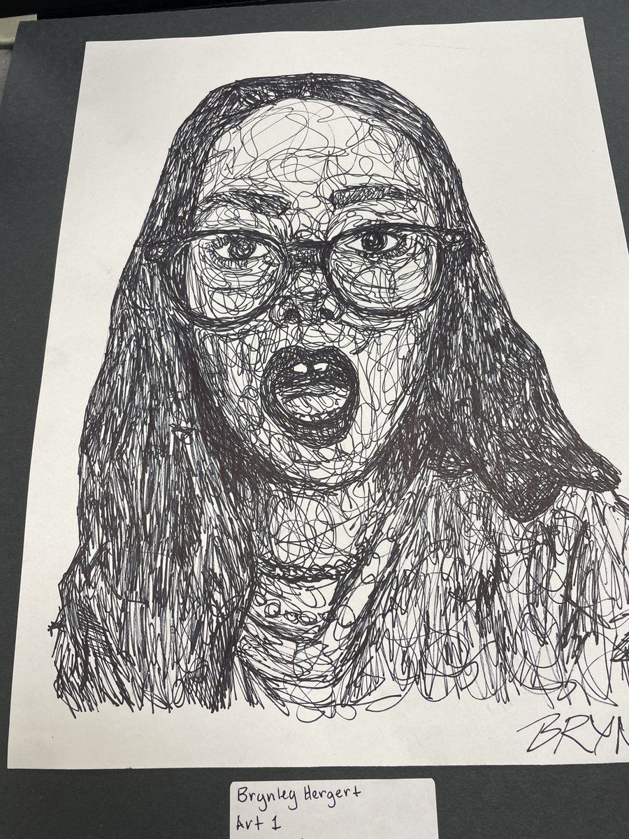 WMS_Wildcats's tweet photo. Art is working on  “Abstract Portraits” in Adam Rich’s  Scribble Art Style. Check out our talented Wildcats. Keep up the good work! 🎨🖌
#GoWildcats https://t.co/k4fr7CvLlL