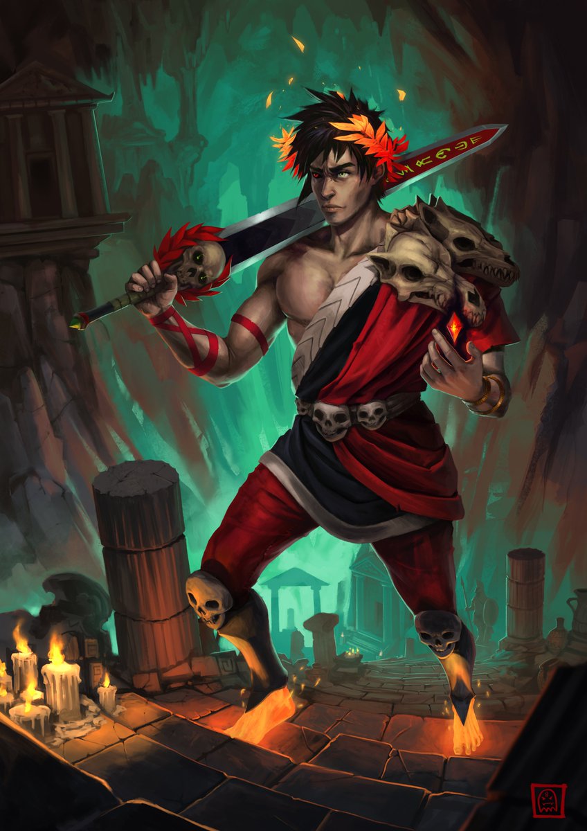 GhostHinimoto's tweet image. A fanart of hades I made recently, I freaking loved this game and I'm a big fan of the og mythic tale Supergiant chose to tell. Cheers! 🗡️
#hades #zagreus #greekmythology #videogame #roguelike #fanart #illustration #digitalart #supergiant