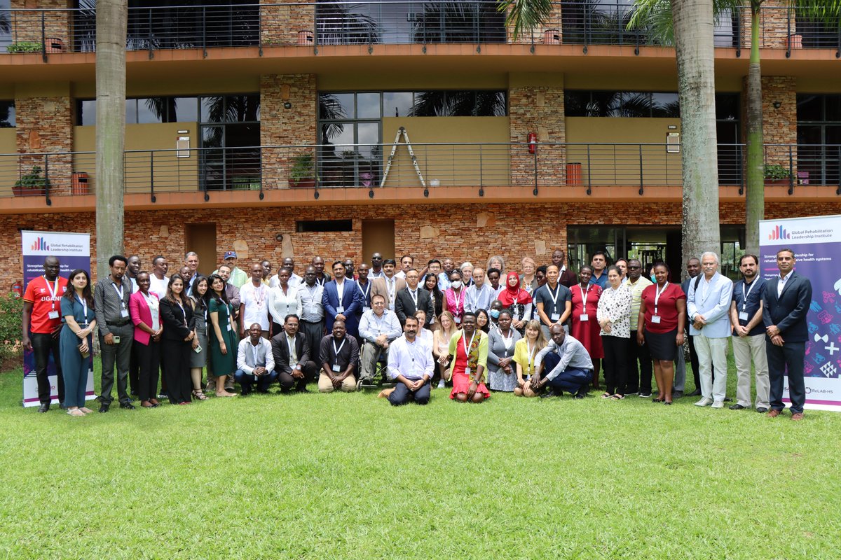 RelabHS's tweet photo. Congratulations to the first cohort of #GRLI, representing Uganda, Pakistan, Ukraine, Myanmar, and Ethiopia! #GRLI2022 @GlobalRLI @HopkinsINJURIES @MomentumWH @NossalInstitute @HI_UnitedStates @USAIDInclusive @miraclefeet @physiopedia #Leadership #CapacityBuilding #HealthSystems https://t.co/OACKlqPrMF