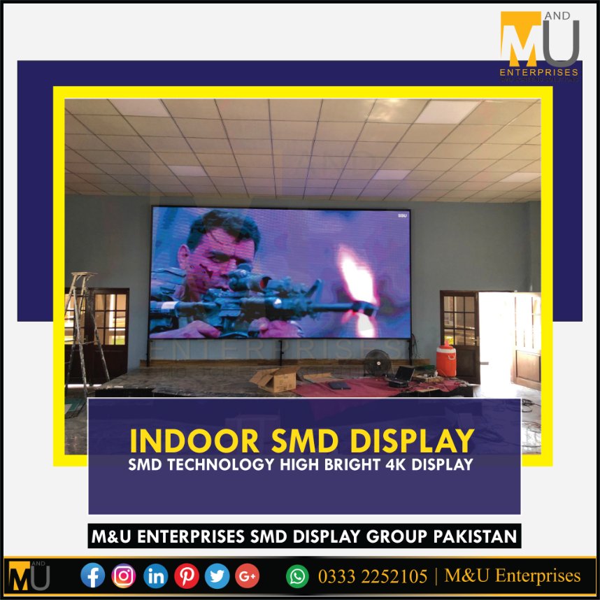 EnterprisesMu's tweet image. Indoor &amp;amp; Outdoor SMD Screen in Pakistan 

Order now for installment or site visit

Contact for Quotation
#smdcompany
#smddisplay
#muenterprises
📞Call:
0333 2252105
Imran Siddiqui 
📌Visit: Shop#4, 7 Navy Welfare Center, Sadar Karachi, Sindh Pakistan
#musmd #smdscreens