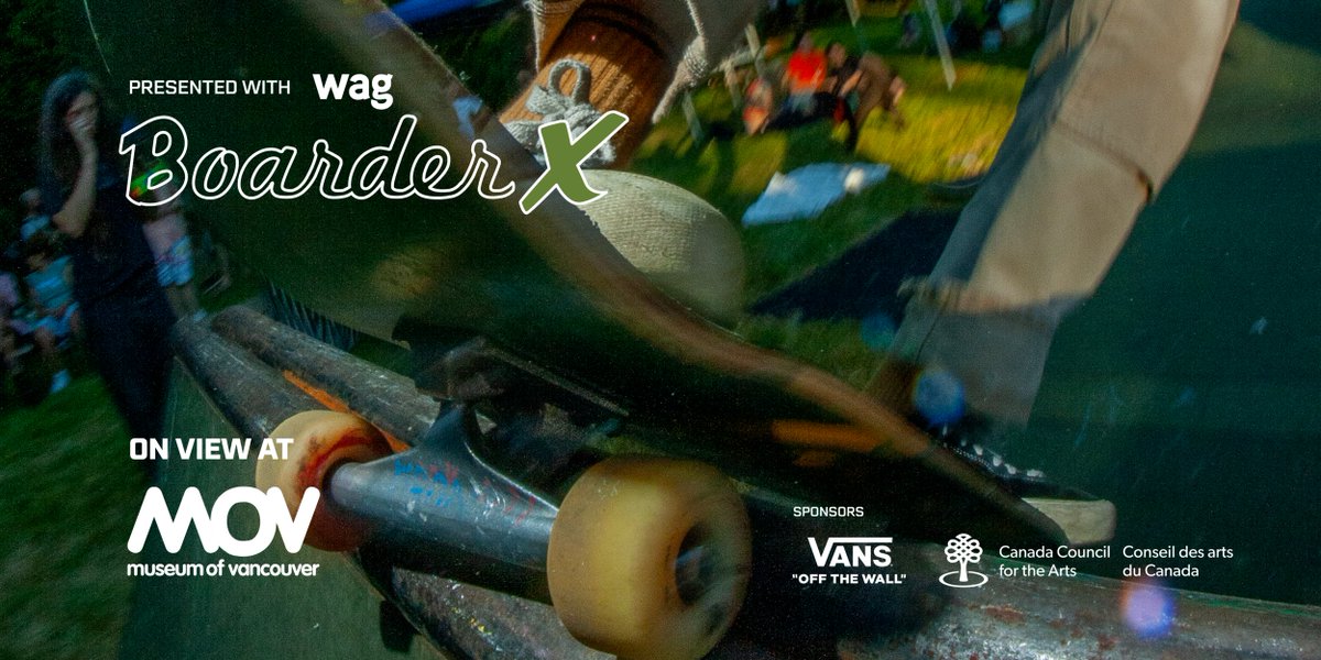 museumofvan's tweet photo. This weekend is the last chance to see our feature exhibition Boarder X !🛹⁠This exhibition explores Indigenous art and activism through Skateboard, Snowboard, and Surf Culture across Canada. Learn more: https://t.co/2lmm2rmsAq

#BoarderX #Skate #Surf #Snow #AtMOV #SkateNation https://t.co/QGWQOb7iaM