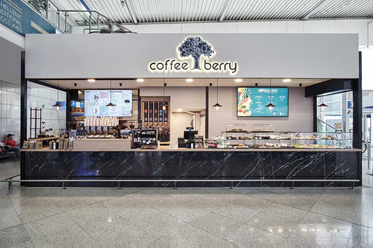 New arrival at Athens airport. Coffee Berry, the urban coffee haunt offers a wide range of coffee and snack options. Find the store in Departures Level - Free Access Area. #athensairport @CoffeeBerry_GR #airportshoppingcentre #airportfood #coffeeberry