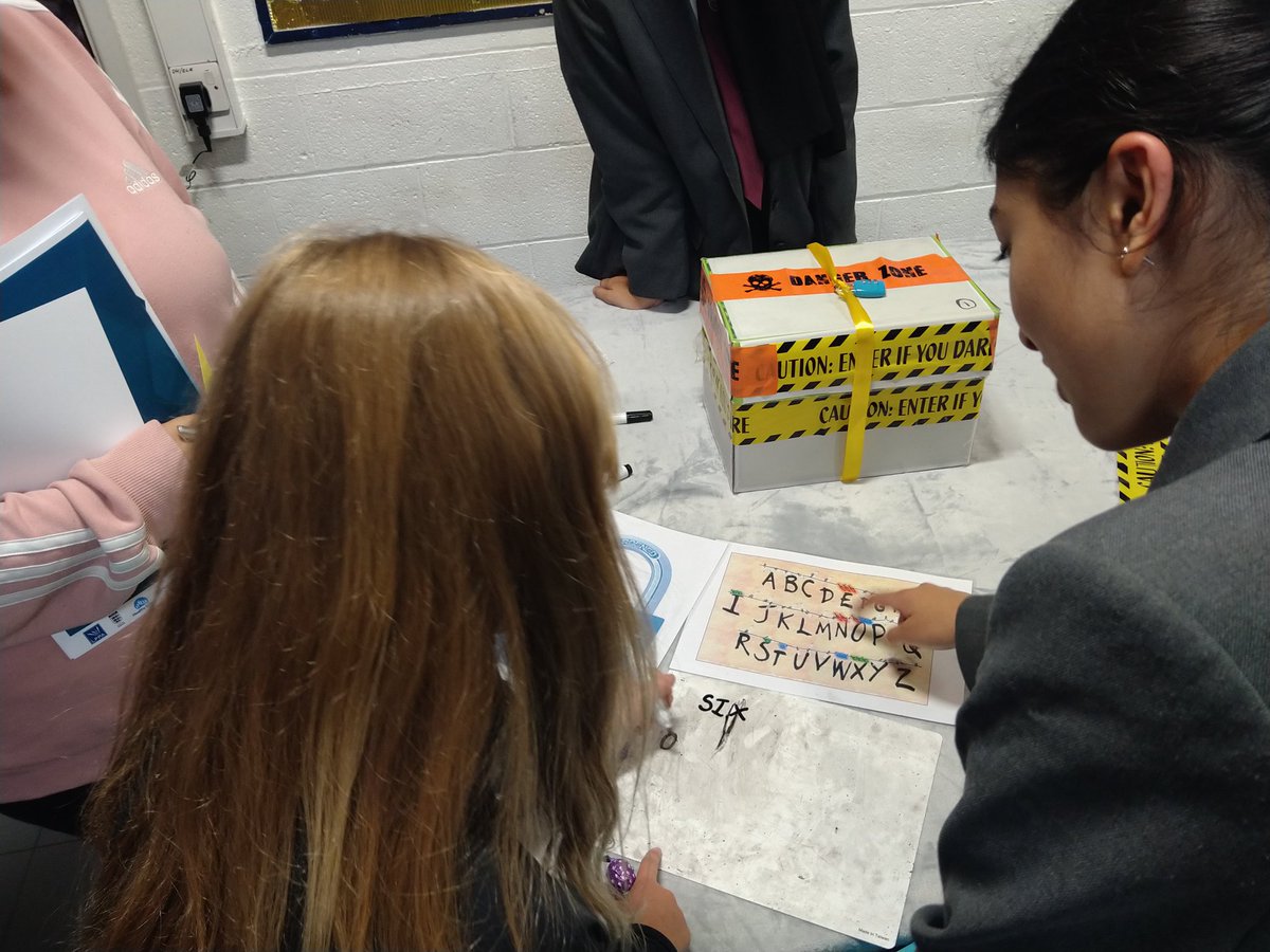 Can you solve the puzzle before the demogorgon captures you... #TeamSharples #mathsescape