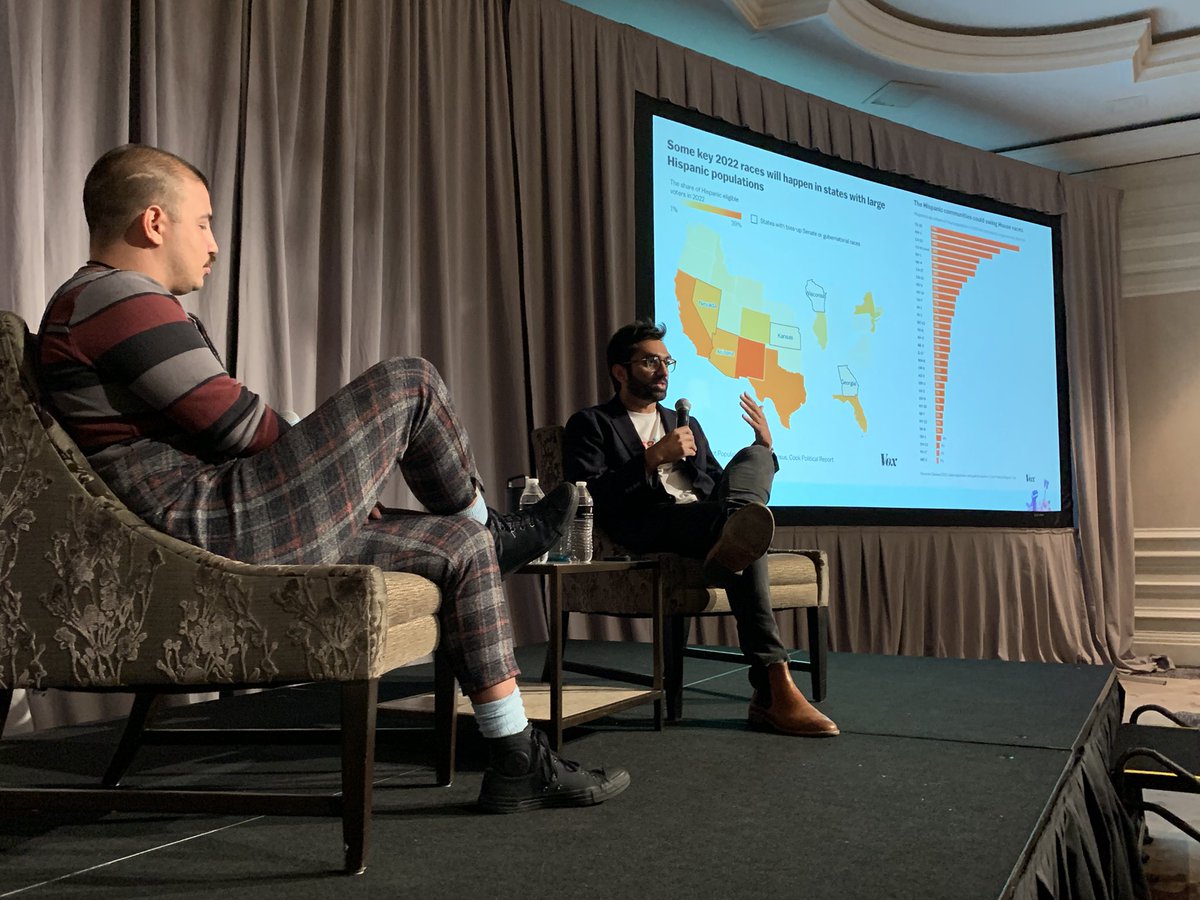 “There’s so much nuance within the Latino vote and electorate… When we’re talking to Latinos, we must use authentic messengers who will encourage their specific, local communities to cast a ballot.”

—<a href="/ameerptl/">Ameer Patel</a> on breaking the idea of the Latino monolith. #VLPowerSummit