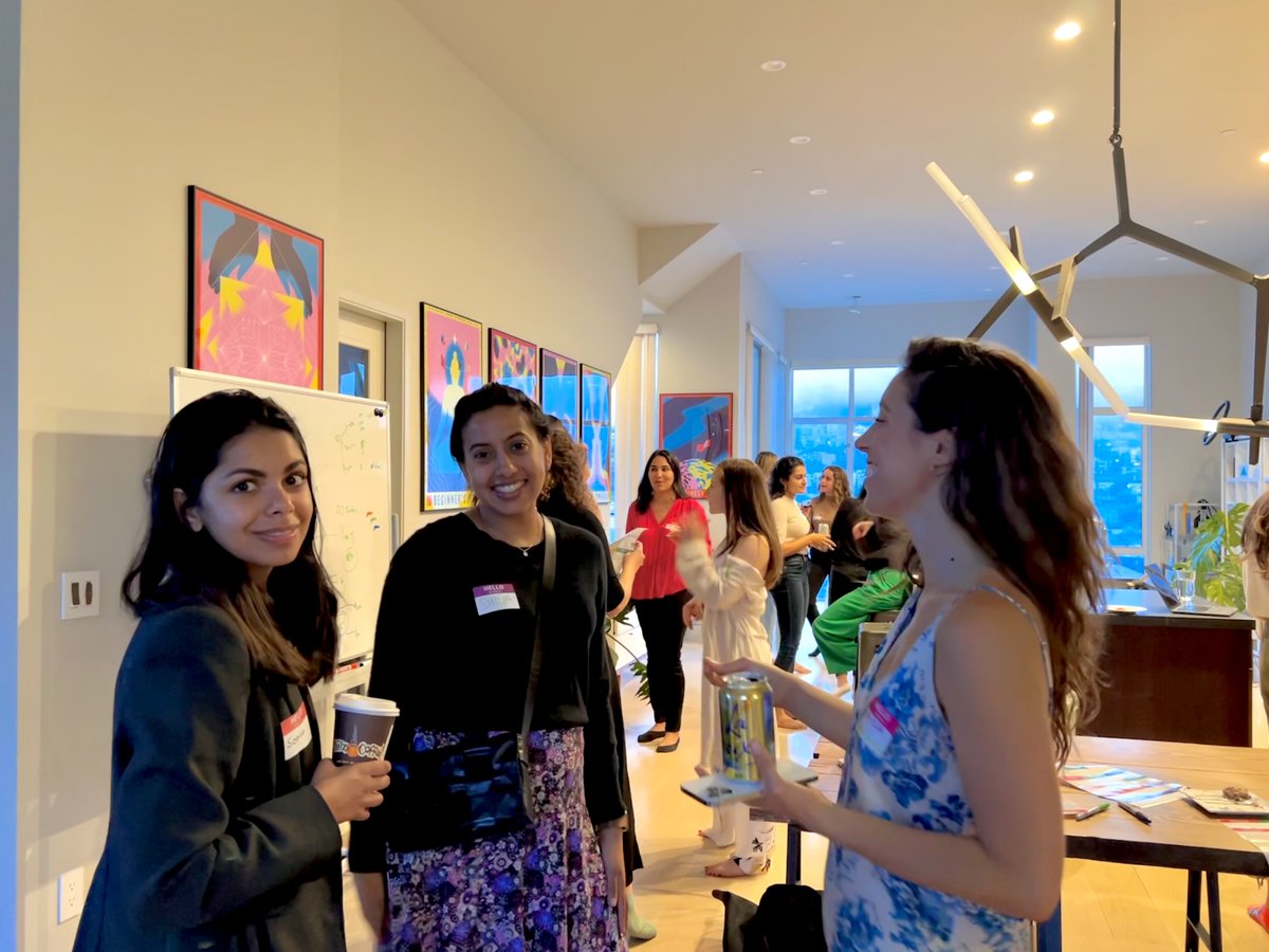 Being a founder can feel like you're the only one swimming upstream. We don't need to go at it alone!

Last night, <a href="/loewenkc/">Loewen Cavill</a> and I co-hosted Women's Health Happy Hour at <a href="/fiftyyears/">Fifty Years</a> for founders, investors, &amp; scientists.

We'll do this quarterly! Who did we miss?