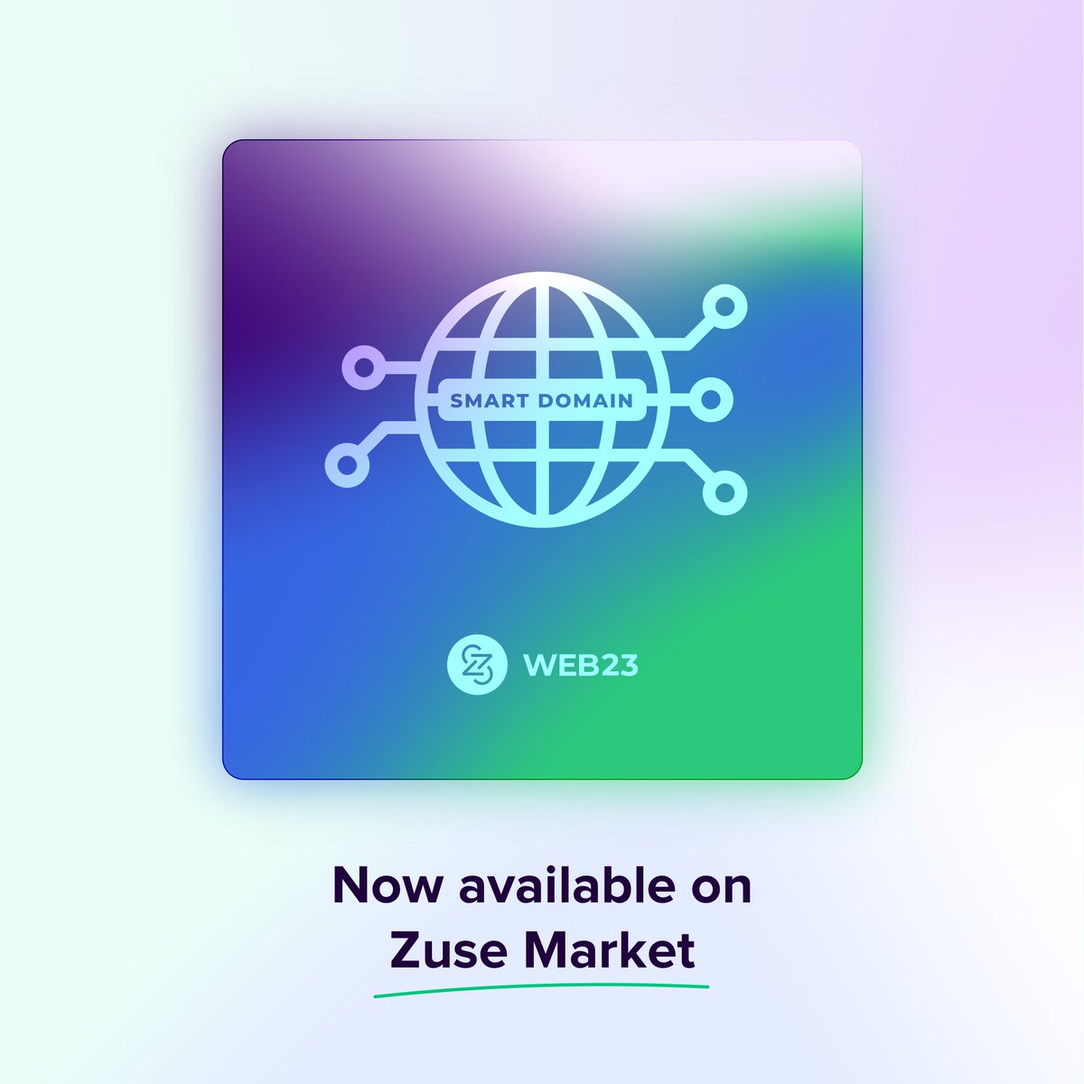 web23io's tweet photo. Zuse Market ๐ค Web23
We're thrilled to announce our .hbar #SmartDomain NFTs are available to trade on @ZuseMarket and their team has been a pleasure to work with!
Explore โจ https://t.co/zv3oiuFknE
#HederaNFT #HBAR https://t.co/aI7kfszDhh