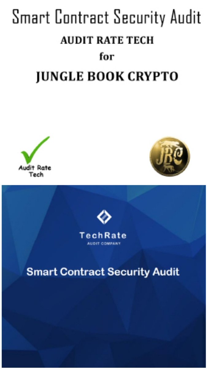 Hello there JBC!
Did you knew JBC already passed two audits flawless in presale phase!?

JBC will bring more security to crypto, and we are launching in November 2022!

8% Referral bonus if you refer a friend or family.

Find out more on;
t.me/JungleBookCryp…

#binance #BSC