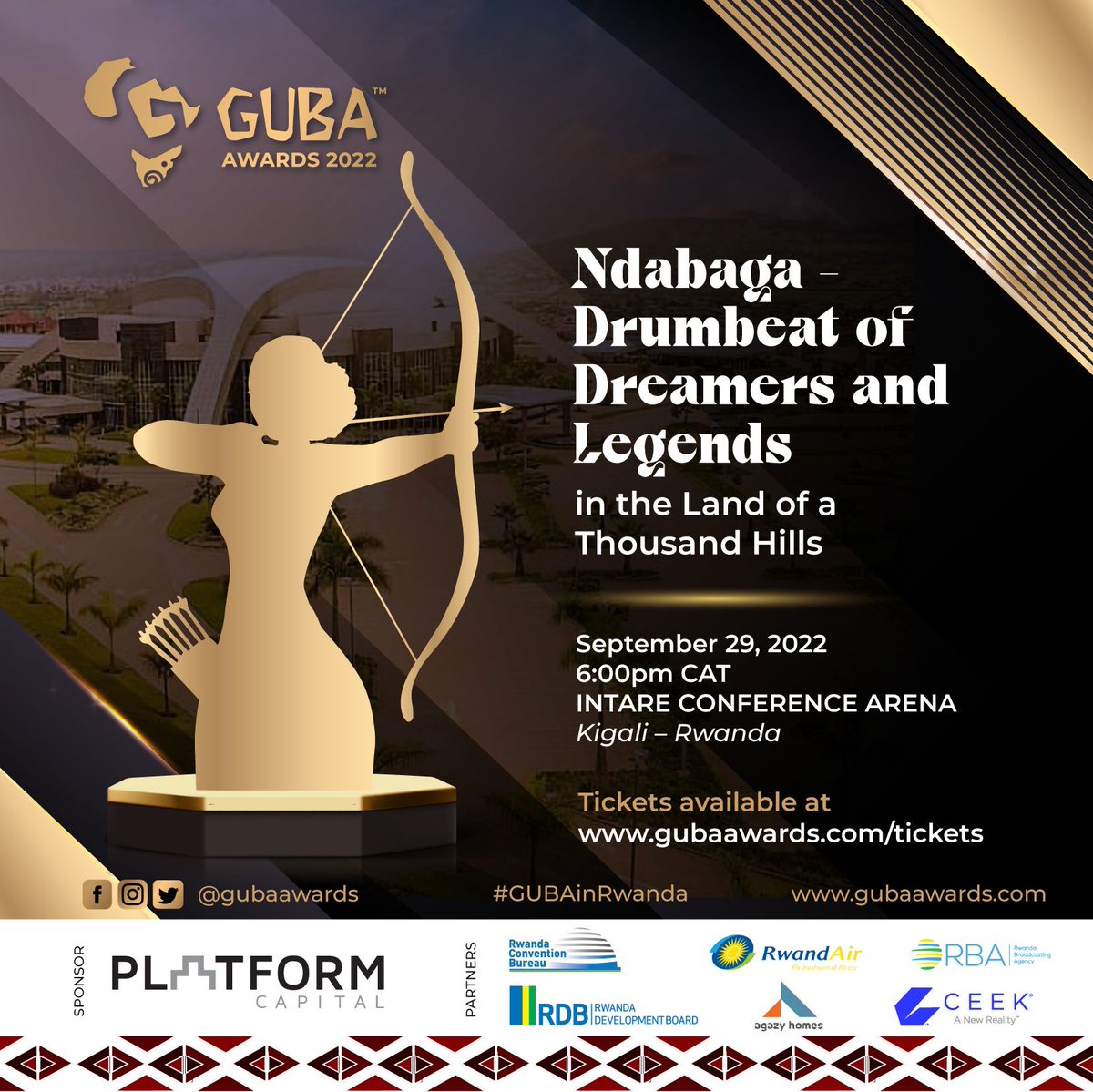 Hope you will be in attendance 
#GUBAInRwanda