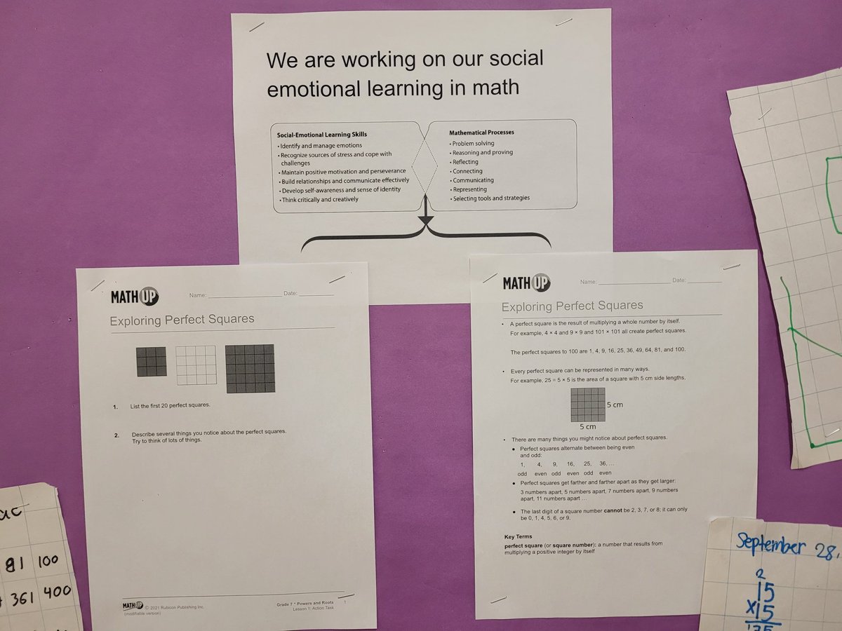 campionchamps's tweet image. The Grade 7 class is looking at Social Emotional learning in math.
#socialemotionallearning #mathematics #grade7math #grade7 @TCDSB
