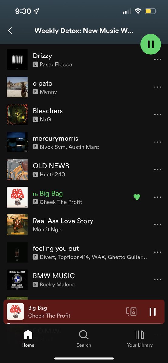 CheekTheProfit's tweet photo. Let’s goo! “Big Bag” ☎️ was added to the #WeeklyDetox playlist 🔥 @DailyChiefers Let’s keep pushin! 

https://t.co/VnwCSwSgBn https://t.co/oMAE7fdQ9X