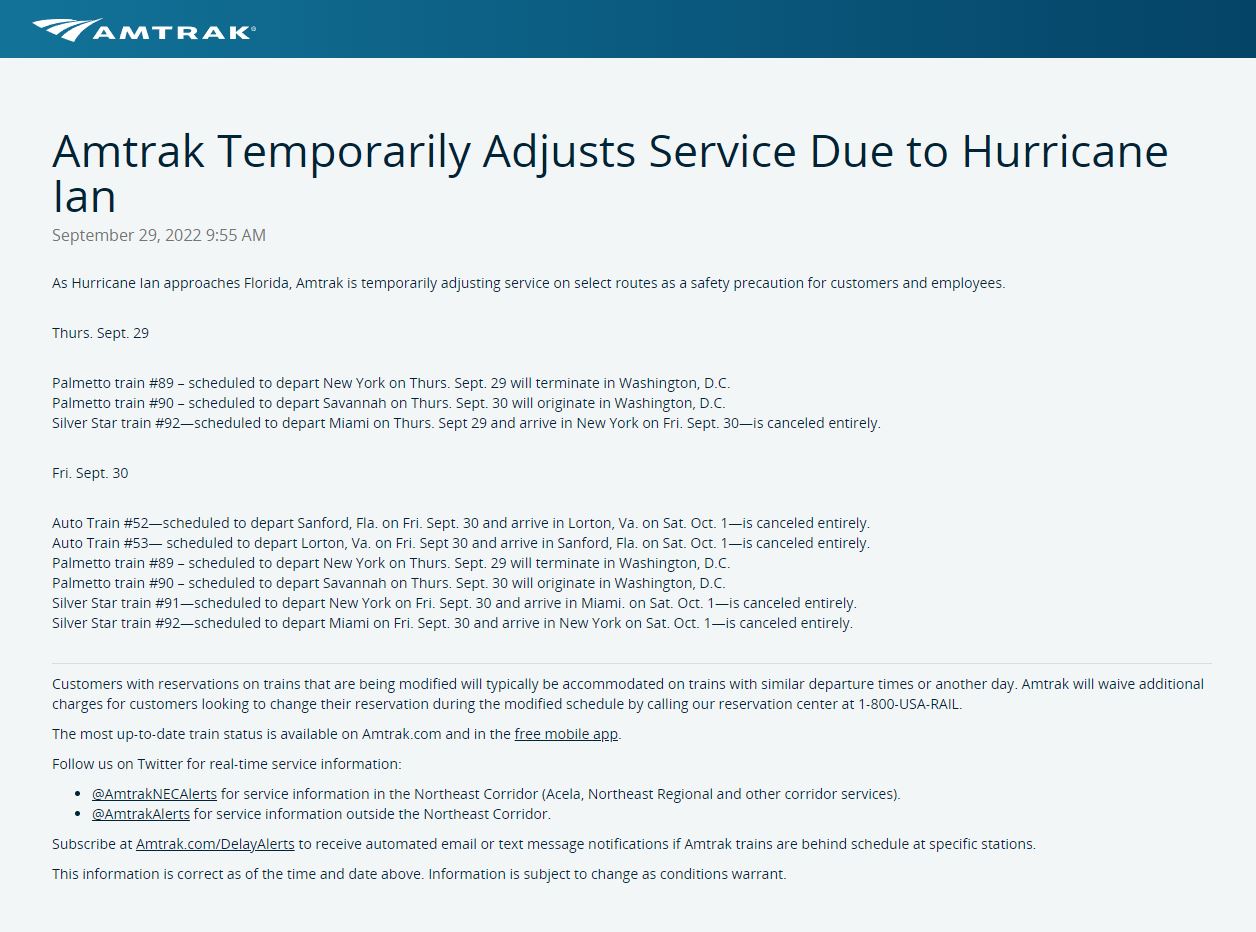 Amtrak Chaos? Real Time Current Train Status Updates You Need To See! - iibuiiw