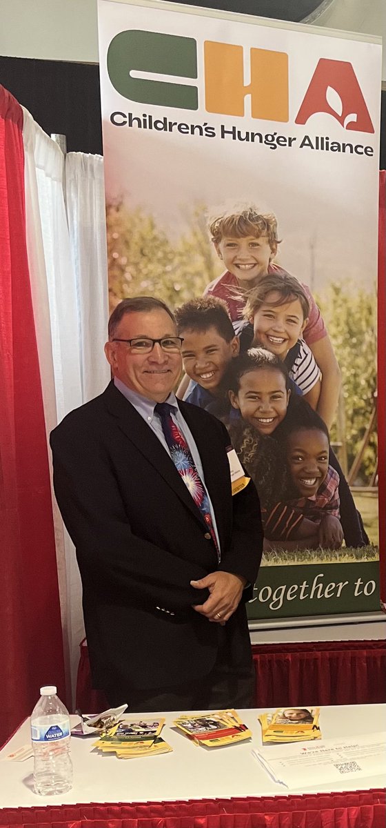Advocating for food insecure kids at the Ohio School Nutrition Association Conference. Children’s Hunger Alliance makes a difference.